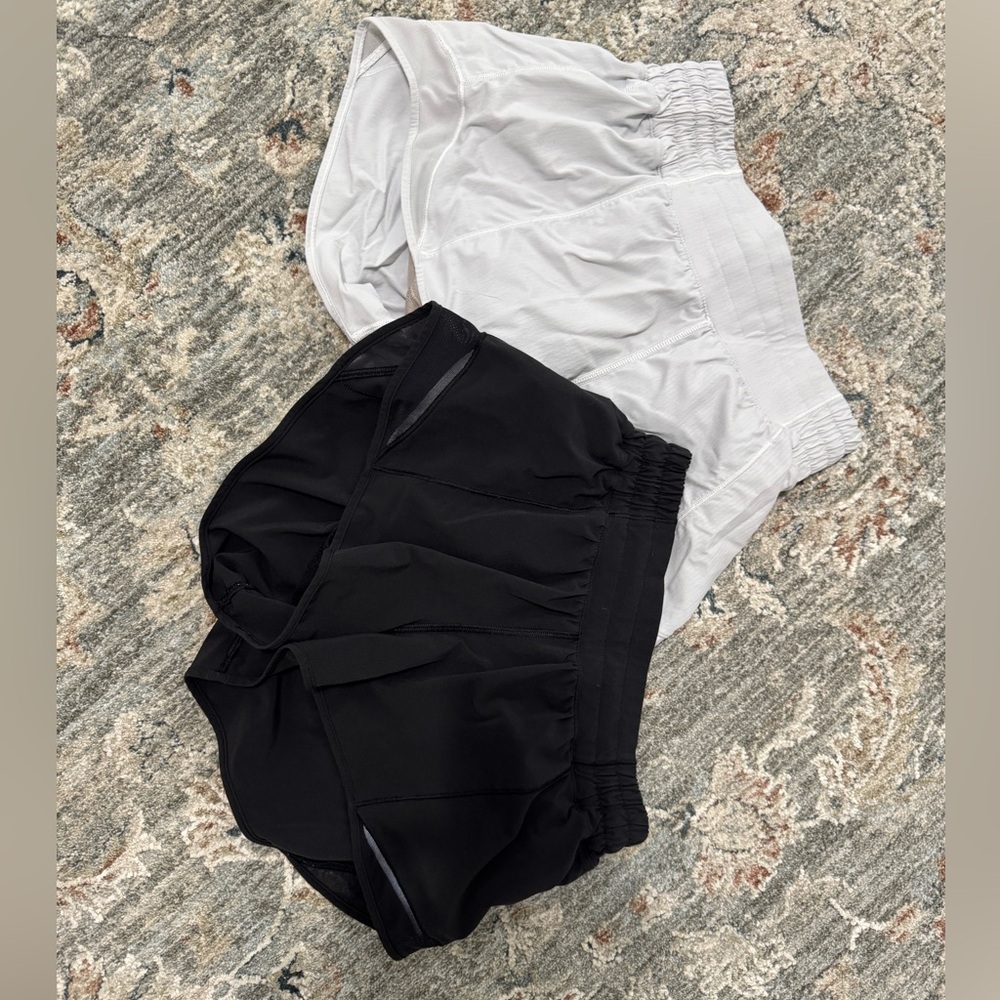 2 size 6 lululemon athletica Black and Gray Athletic Shorts